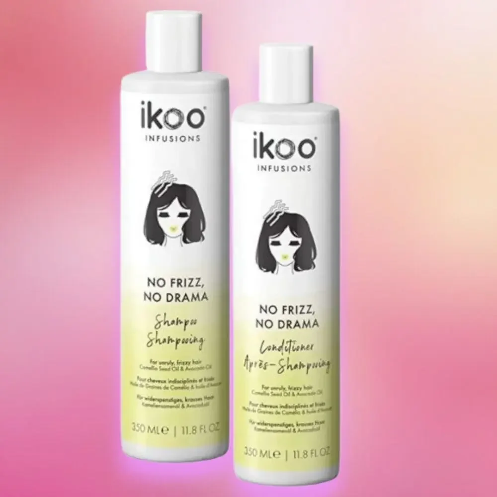 ikoo No Frizz No Drama Shampoo & Conditioner Duo - 11.8 fl oz Each